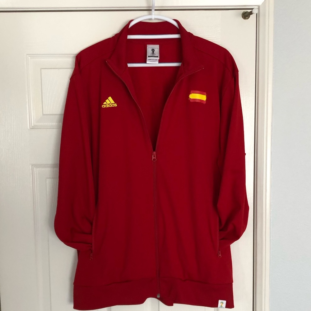Adidas 2014 World Cup Spain Zip Up Jacket
